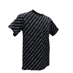 T-shirt 75GAH6R0 INTERLOCK PRINT Nero