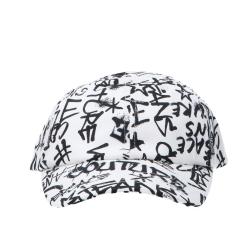 Versace Cappellini Cappellini SEWING PRINTED CAP Bianco