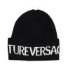 Versace Cappellini Cappellini 75HAZK40 BIG BEANIE Nero Bianco - Foto 1