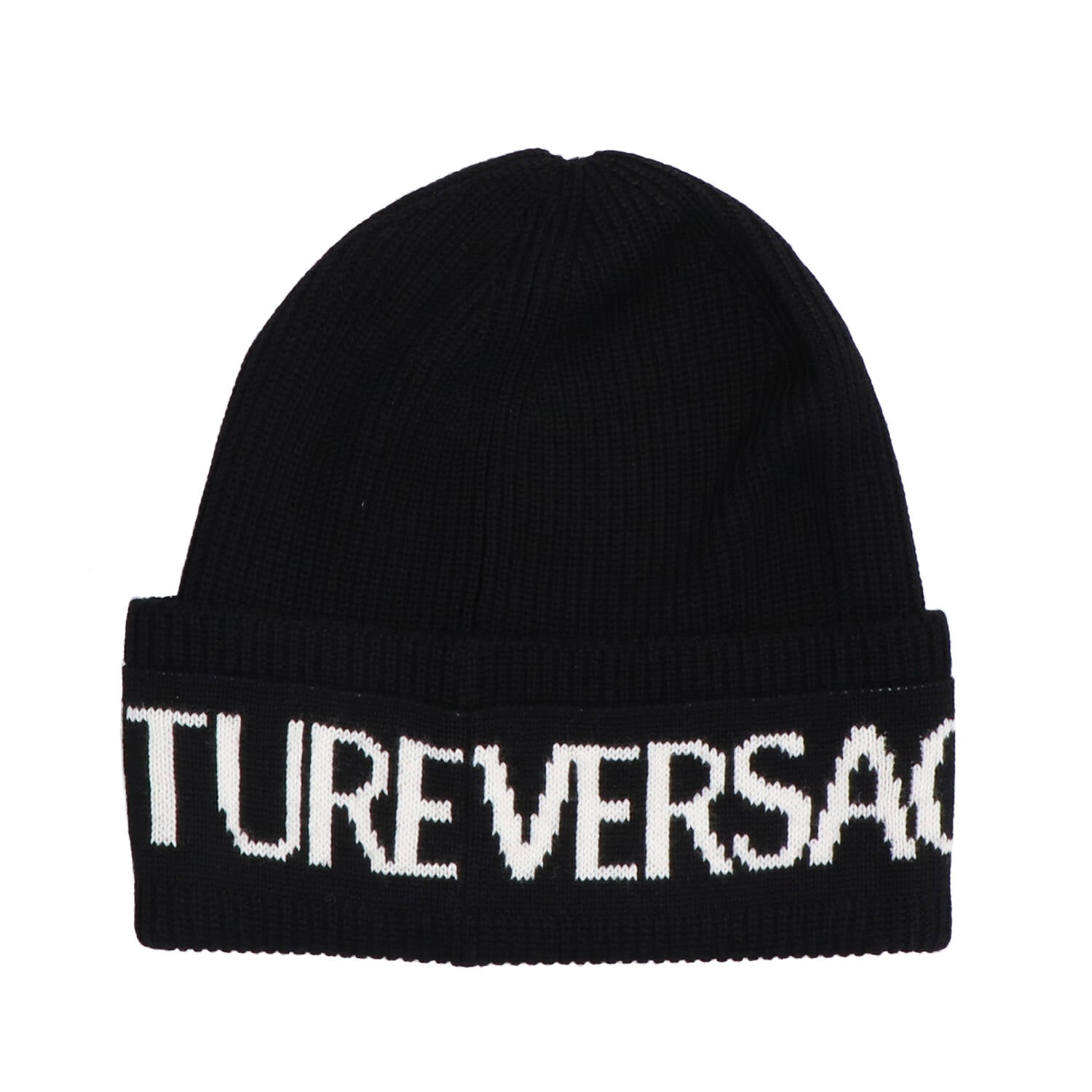 Versace Cappellini Cappellini 75HAZK40 BIG BEANIE Nero Bianco