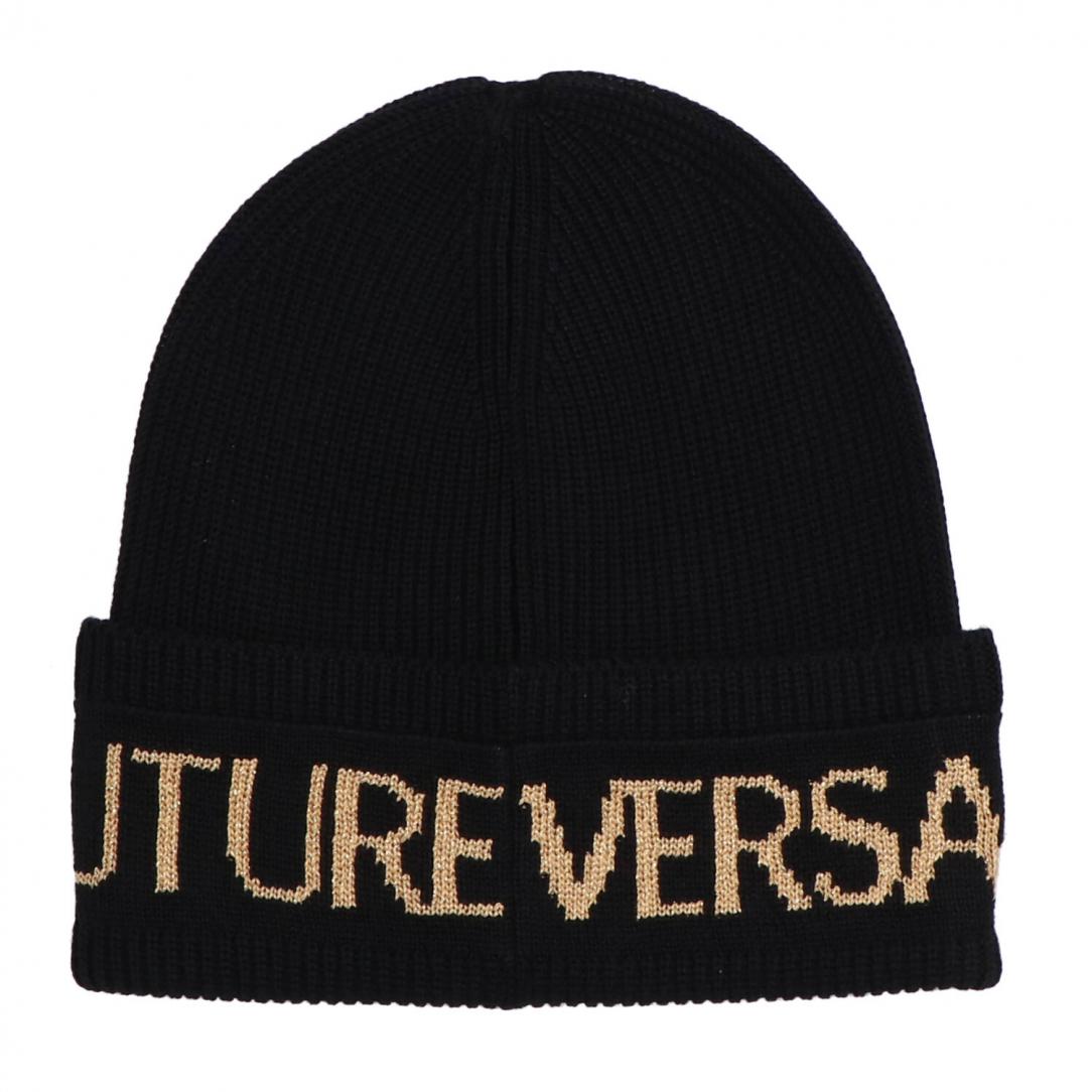 75HAZK40 BIG BEANIE Nero Oro 1