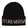 Versace Cappellini Cappellini 75HAZK40 BIG BEANIE Nero Oro - Foto 1
