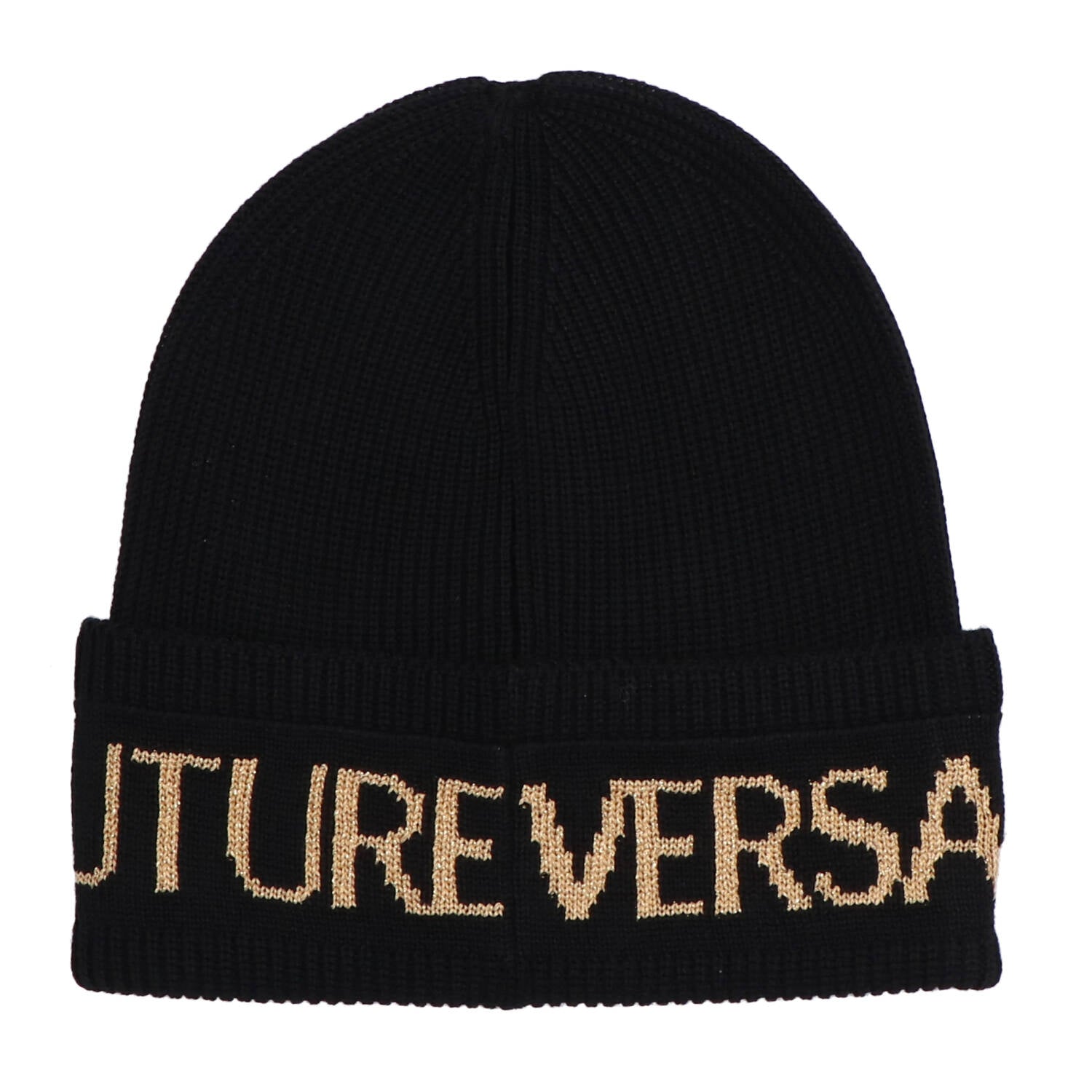 Versace Cappellini Cappellini 75HAZK40 BIG BEANIE Nero Oro