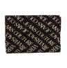 Versace Sciarpe Sciarpe 75GA2H52 ALLOVER LOGO LUREX Nero Oro - Foto 3