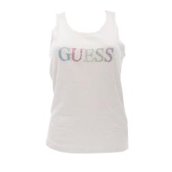 Guess Canotte Canotte W3GP43K9I51 COLORFUL LOGO Bianco