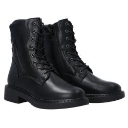 Anfibi GR378 ecopelle stringato Nero