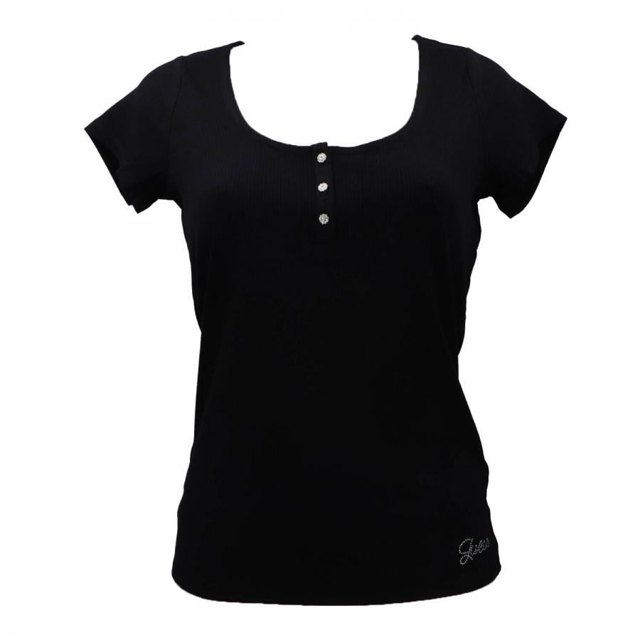 T-shirt Guess Donna Nero