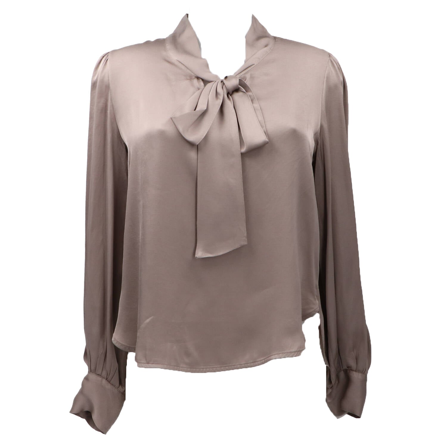 Have One Blusa Blusa BLUSA FIOCCO COLLO Grigio Tortora