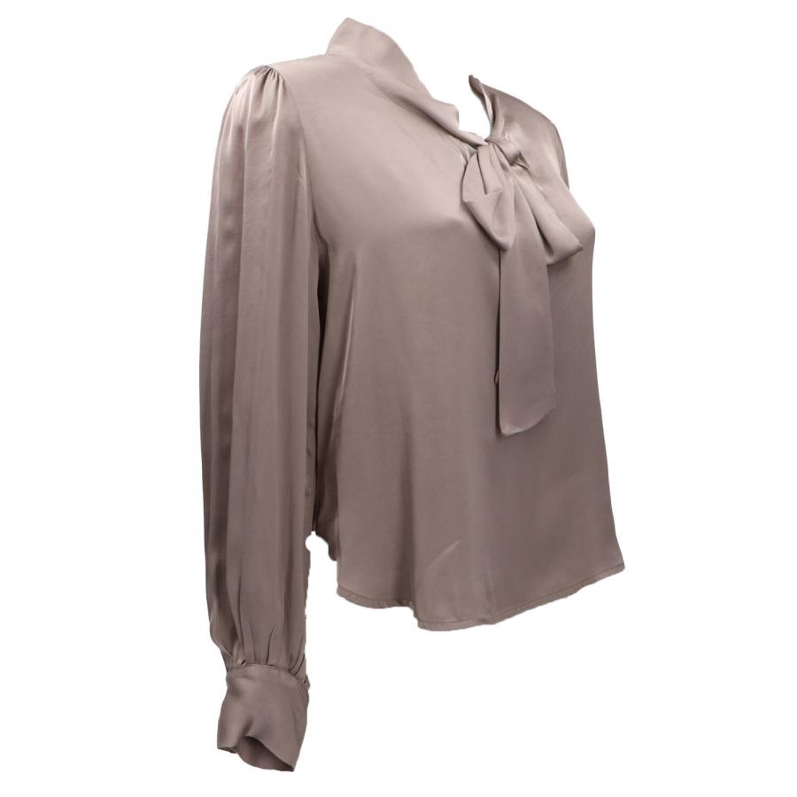 Have One Blusa BLUSA FIOCCO COLLO Grigio Tortora