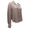 Have One Blusa Blusa BLUSA FIOCCO COLLO Grigio Tortora - Foto 2