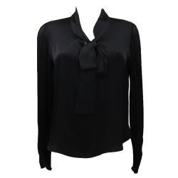 Have One Blusa Blusa BLUSA FIOCCO COLLO Nero