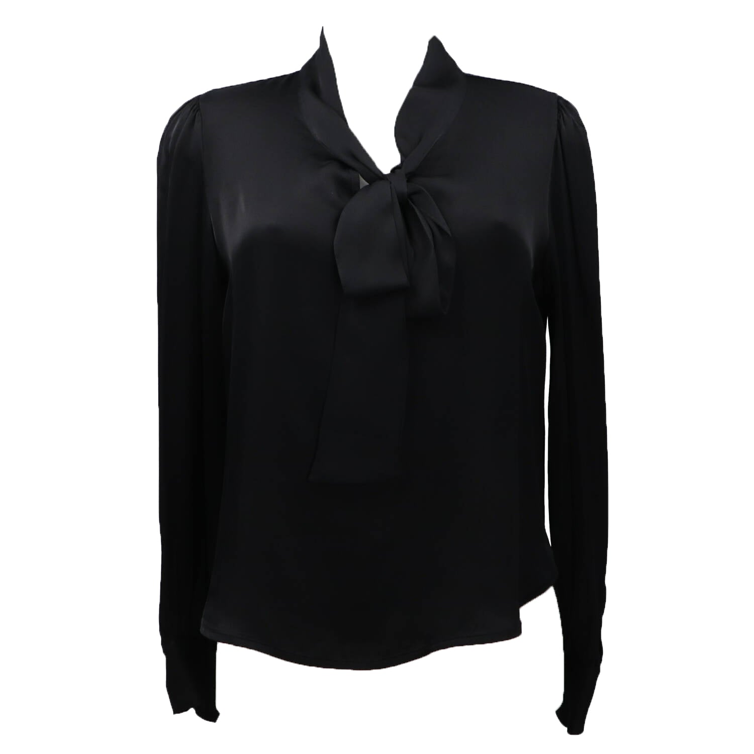 Have One Blusa Blusa BLUSA FIOCCO COLLO Nero