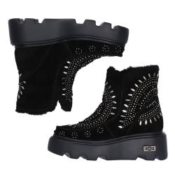 Stivaletti e Stivali NEW ROCK 3917 MID SUEDE Nero