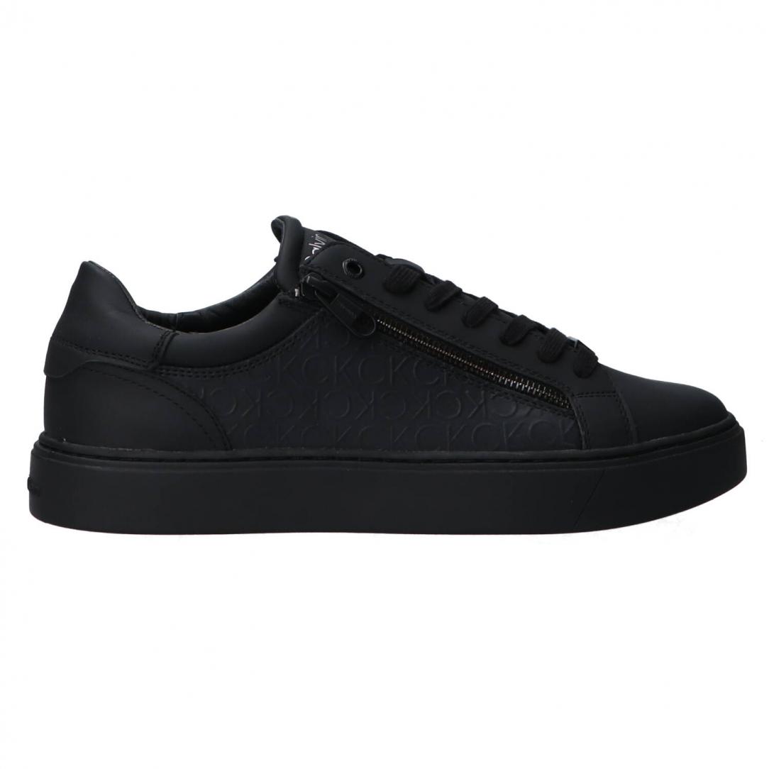 LOW TOP LACE UP W/ZIP Nero 1