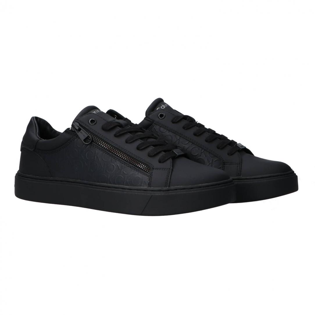 LOW TOP LACE UP W/ZIP Nero 2