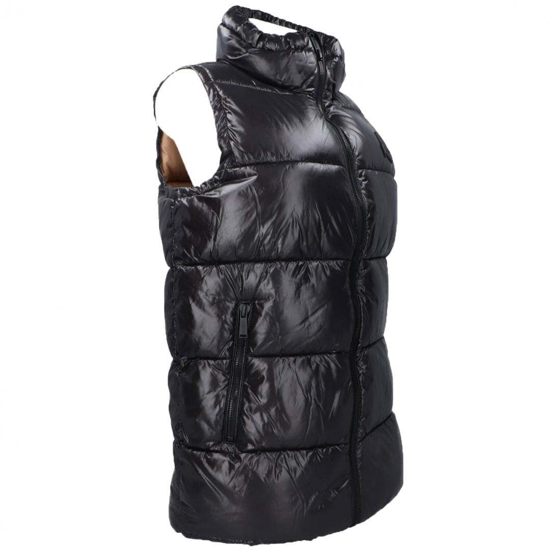 4437192D GILET LUNGO CIRE Nero 2