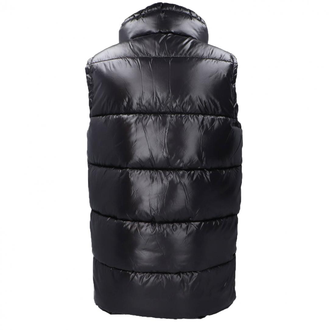 4437192D GILET LUNGO CIRE Nero 3