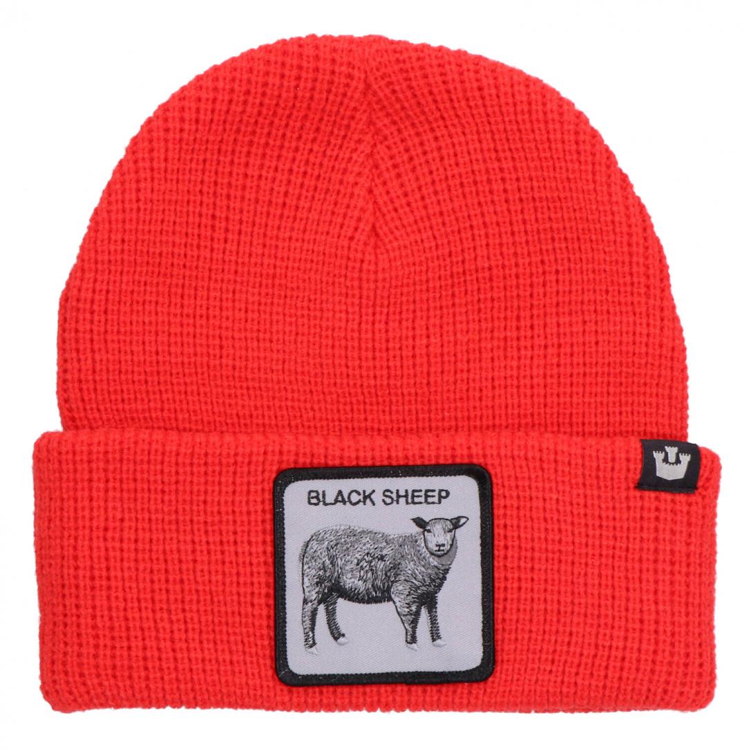 BEANIES ANIMAL Rosso Black Sheep 1