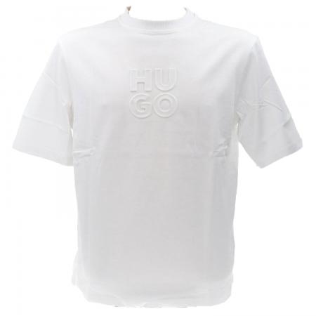 T Shirt Uomo DLEEK Bianco 