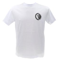 Versace T-shirt T-shirt 75GAHG07 NEW V EMBLEM Bianco