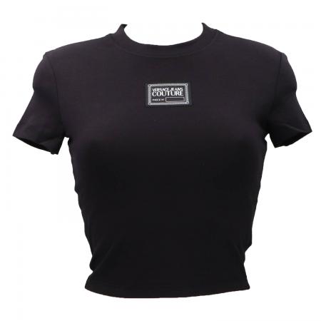 T Shirt Donna 75HAHT12 LABEL T-SHIRT Nero