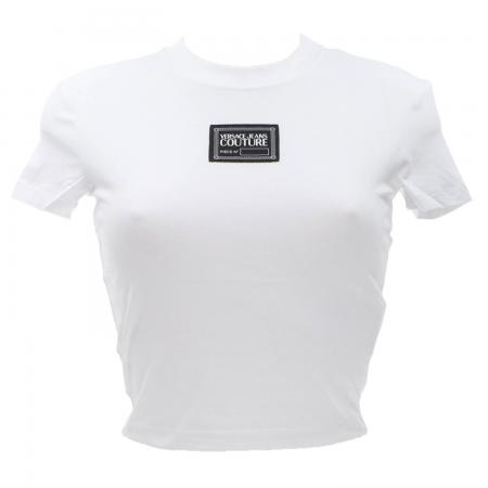 T Shirt Donna 75HAHT12 LABEL T-SHIRT Bianco