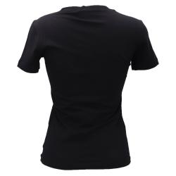 T-shirt 75HAHG01 LOGO IRIDESCENT Nero