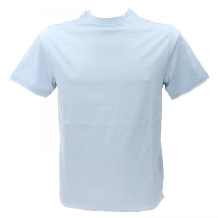 T Shirt Uomo TE2689SS girocollo Azzurro