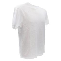 T-shirt TE2727SS girocollo Lino Bianco