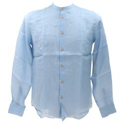 Sseinse Camicia Camicia CE9111SS Coreana Azzurro