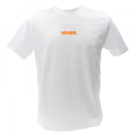 T Shirt Uomo 24EDS5446 RETRO LETT Bianco