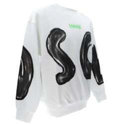 Felpe 24EDS54219 LETT FELPA Bianco