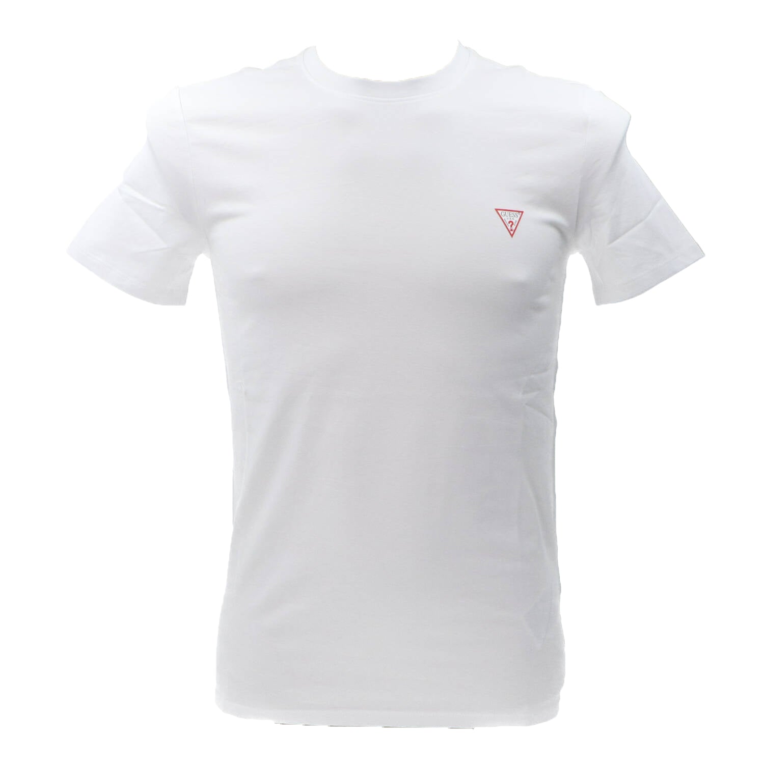 Guess T-shirt M2YI24J1314  CN SS CORE TEE STR Bianco