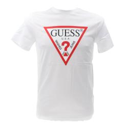 Guess T-shirt T-shirt MAN ORIGINAL TEE Bianco