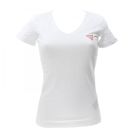 T Shirt Donna SS VN MINI TRIANGLE TEE Bianco