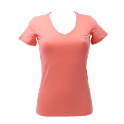 Guess T-shirt W2YI45J1314 SS VN MINI TRIANGLE TEE Arancione