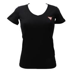 Guess T-shirt W2YI45J1314 SS VN MINI TRIANGLE TEE Nero