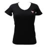 Guess T-shirt W2YI45J1314 SS VN MINI TRIANGLE TEE Nero - Foto 1