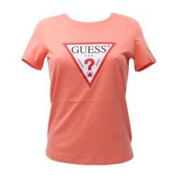 Guess T-shirt T-shirt SS CN ORIGINAL TEE Arancione Salmone