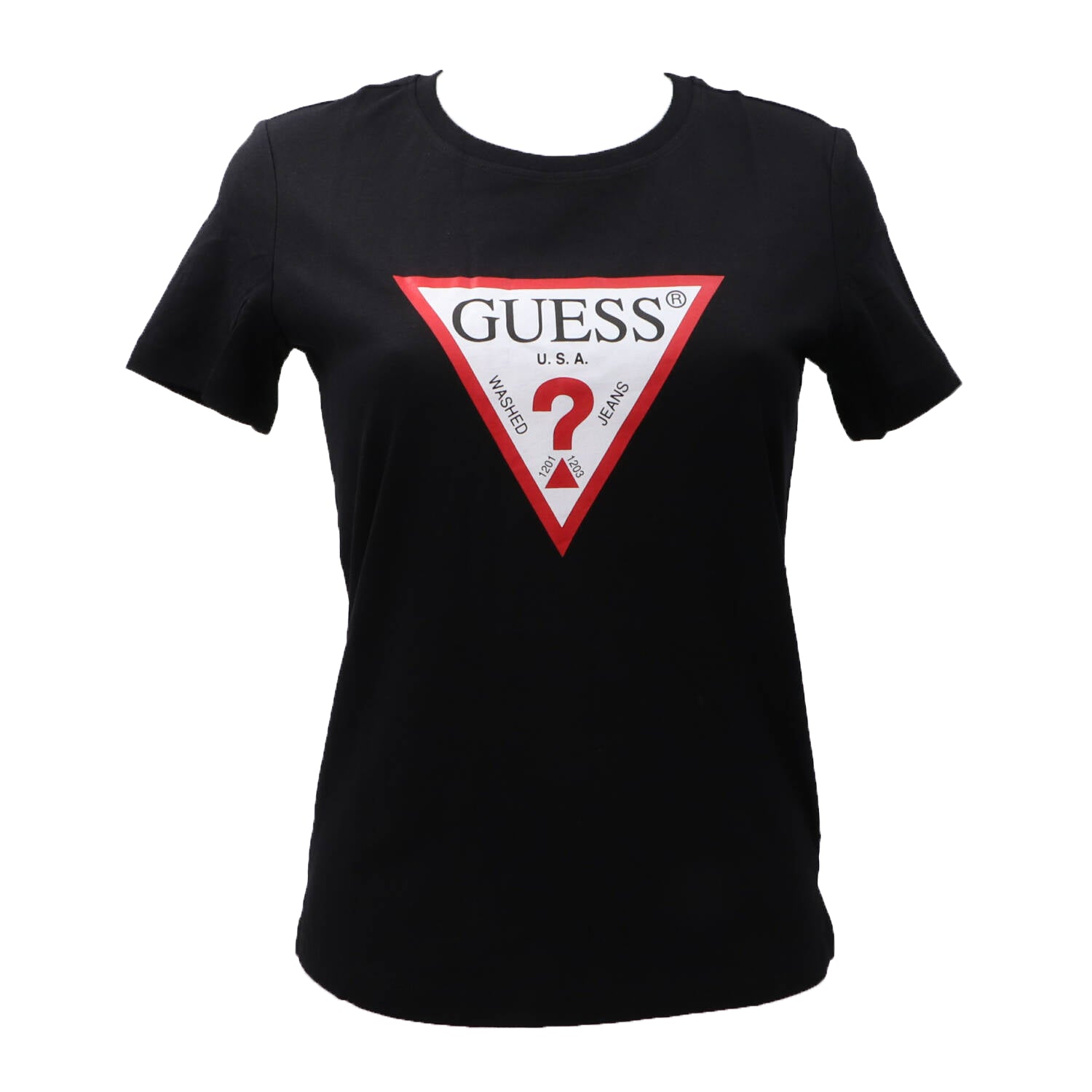 Guess T-shirt T-shirt SS CN ORIGINAL TEE Nero