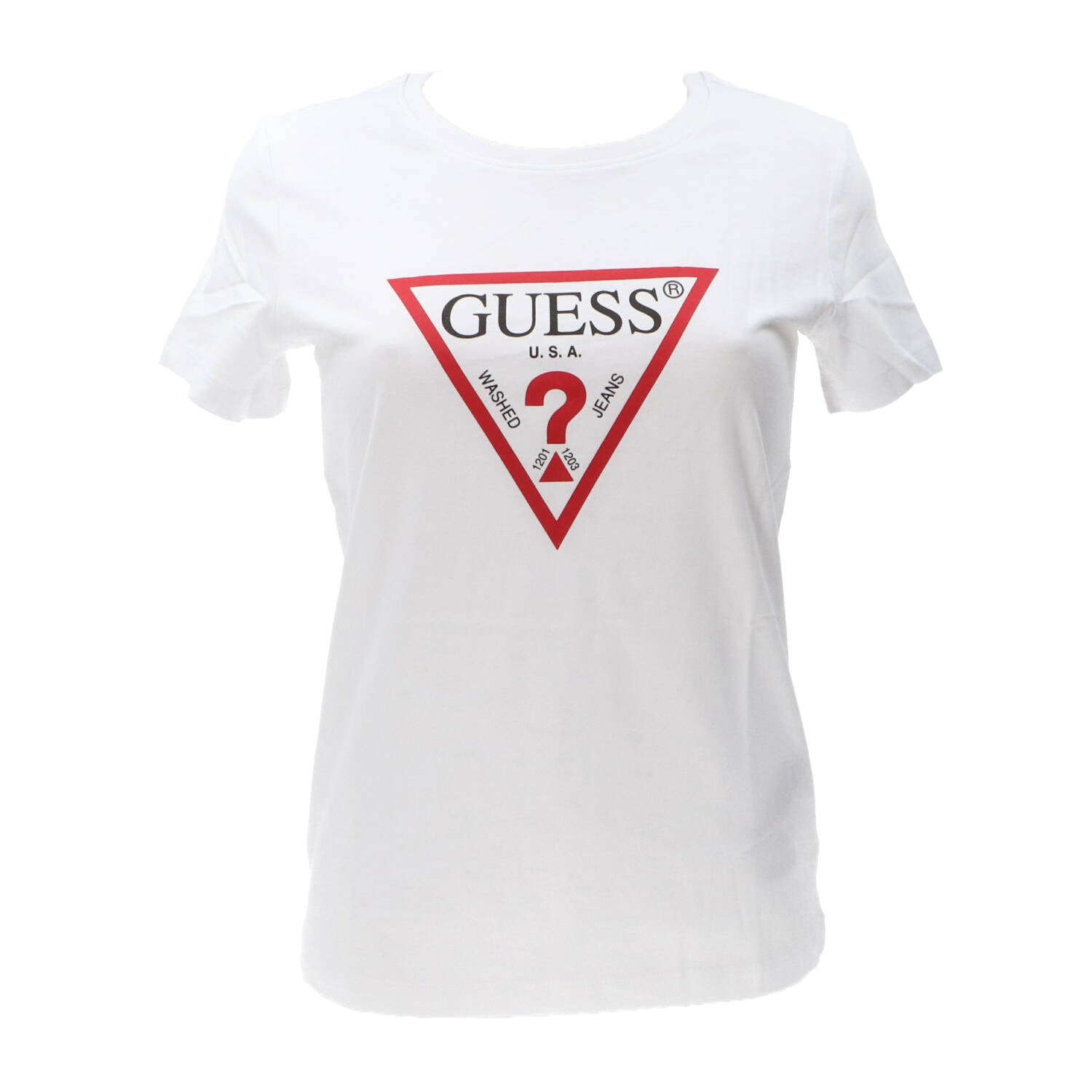 Guess T-shirt T-shirt SS CN ORIGINAL TEE Bianco