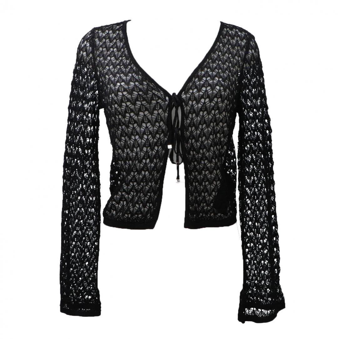 CLARISSA LS CARDI SWTR Nero 1