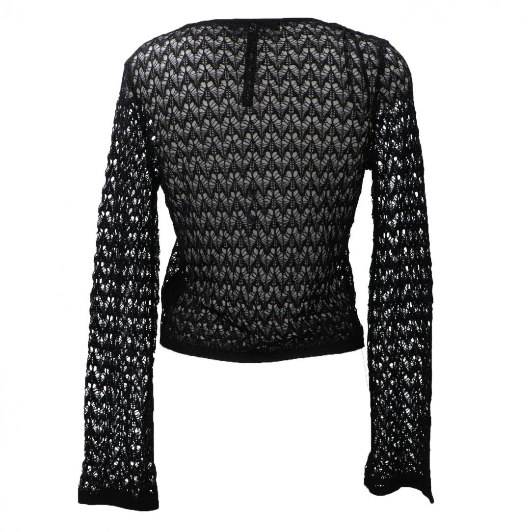 CLARISSA LS CARDI SWTR Nero 3