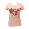 Guess T-shirt T-shirt TROPICAL TRIANGLE TEE Rosa Pesca - Foto 1