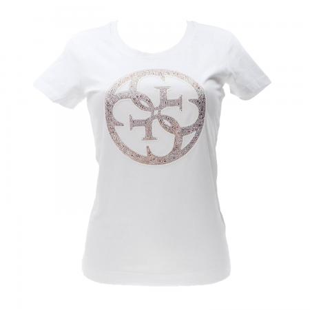 T Shirt Donna SS CN 4G LOGO TEE Bianco