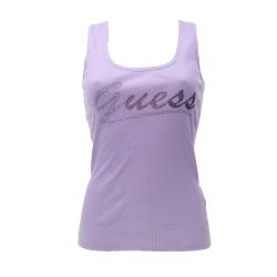 Guess Canotte Canotte LOGO TANK TOP Lilla