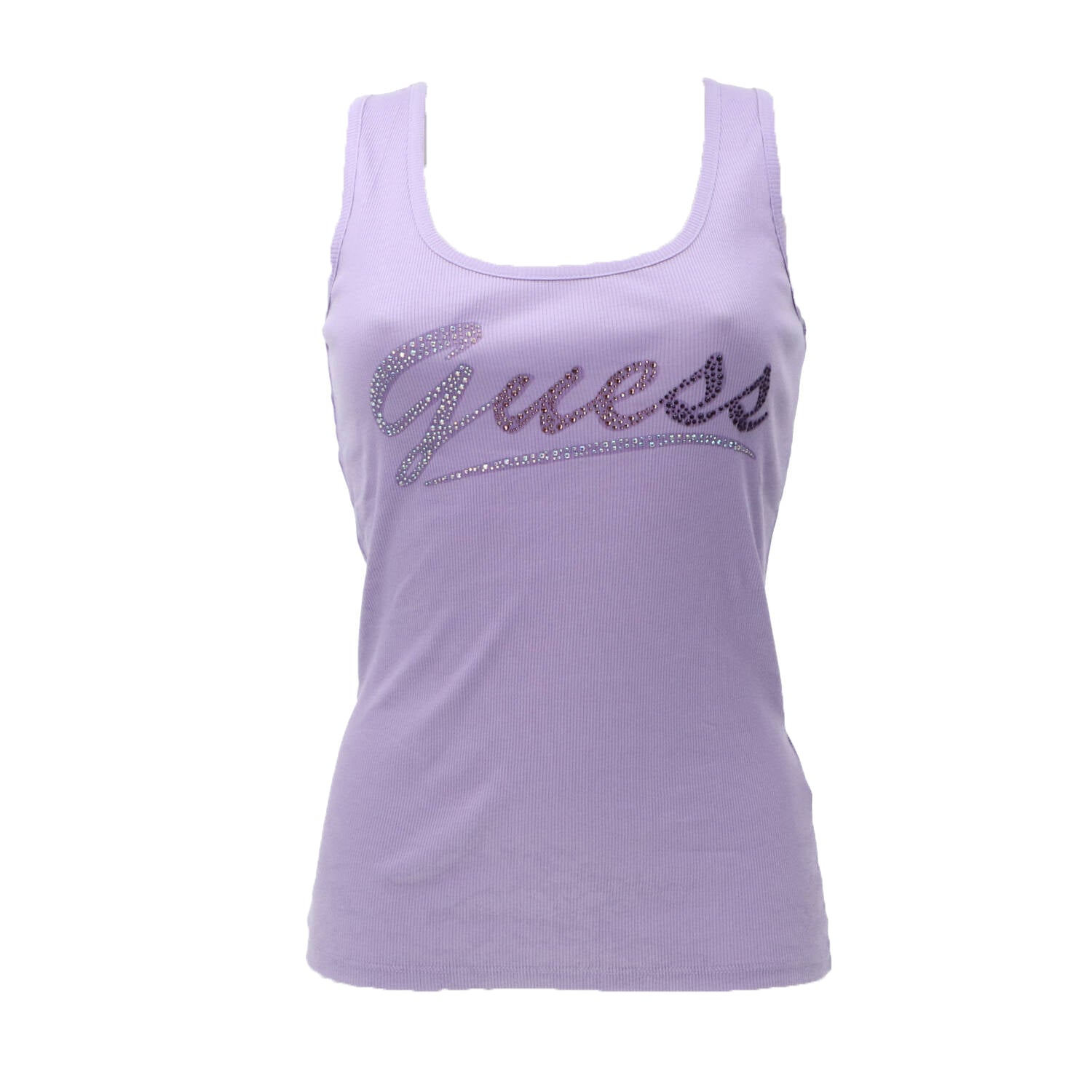 Guess Canotte Canotte LOGO TANK TOP Lilla