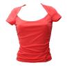 Guess Maglia Maglia FARAH SHIRRED TOP Rosso Corallo - Foto 1
