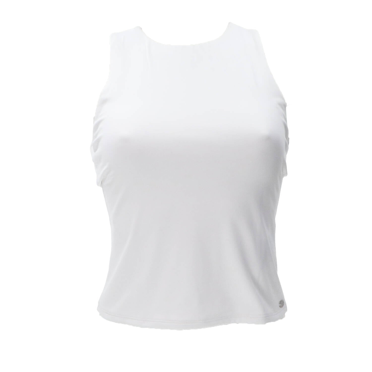 Guess Canotte Canotte SL MORA CUT OUT BACK TOP Bianco