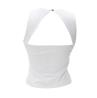 Guess Canotte Canotte SL MORA CUT OUT BACK TOP Bianco - Foto 3